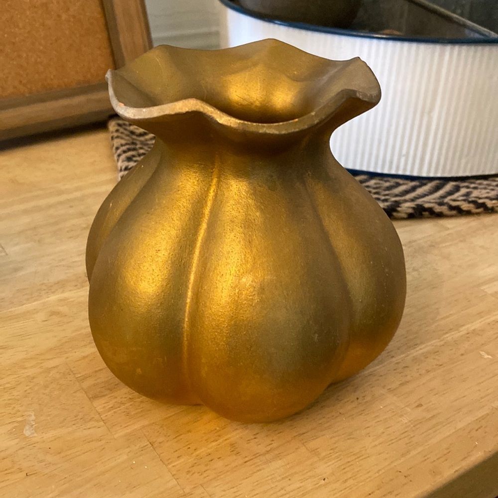 Brand New Gold Sun Blossom Vase